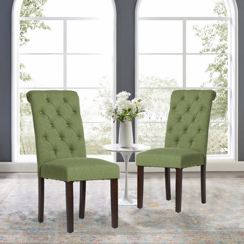 Green Wood Kitchen & Dining Chairs You'll Love | Wayfair